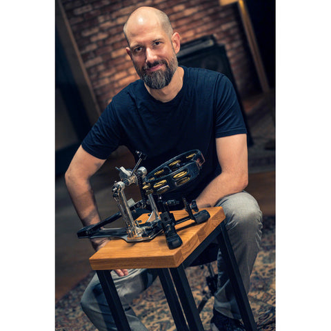 Pandero Benny Greb Signature Tambo Step Meinl Bg-ts Negro