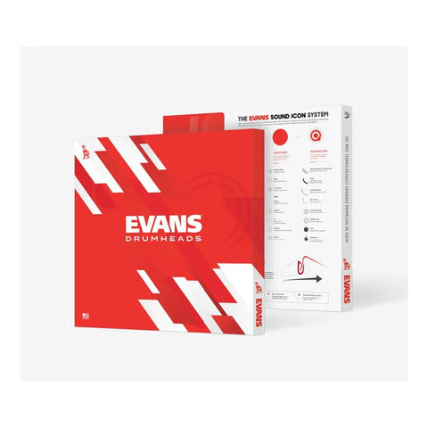 Juego De Parches Para Batería Uv2 Evans Etp-uv2-r