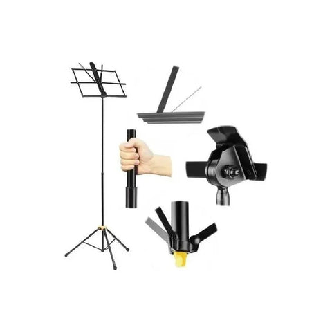 Atril Stand Base Soporte Hercules Para Partitura Bs-100b Prism Crush Black