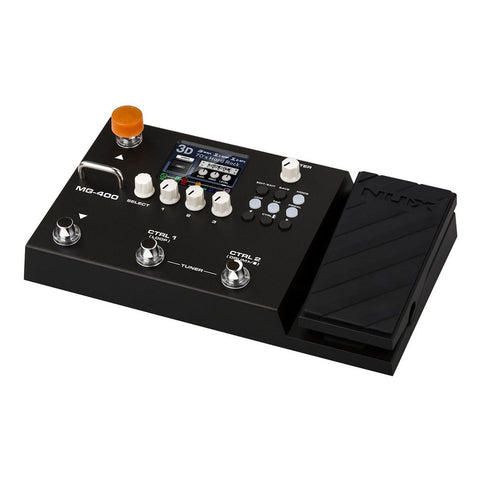 Procesador De Efectos Para Guitarra Nuxmg-400 Negro