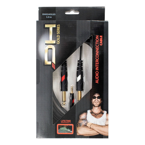 Cable De 3m Para Audio De Jack A 2 Mono  Proel Dhg545lu3