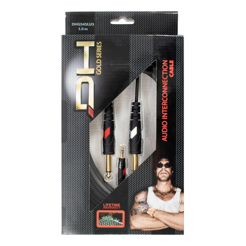 Cable De 3m Para Audio De Jack A 2 Mono  Proel Dhg545lu3
