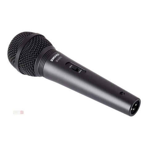 Microfono Vocal Cardioide Dinamico Bobina Movil, Shure Sv200 Negro