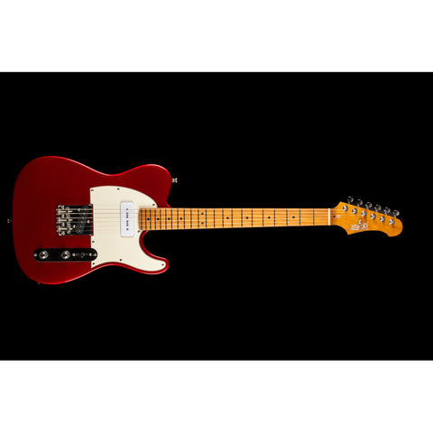 Guitarra Tipo Telecaster Jet Guitars Jet Jt-300 Car P90 Diestro Rojo Maple