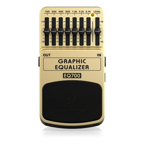 Pedal Guitarra Ecualizador Gráfico 7 Bandas Behringer Eq700