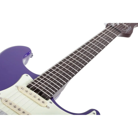 Guitarra Schecter Nick Johnston Trad 10 Anniversary Violet Diestro Lila Ébano