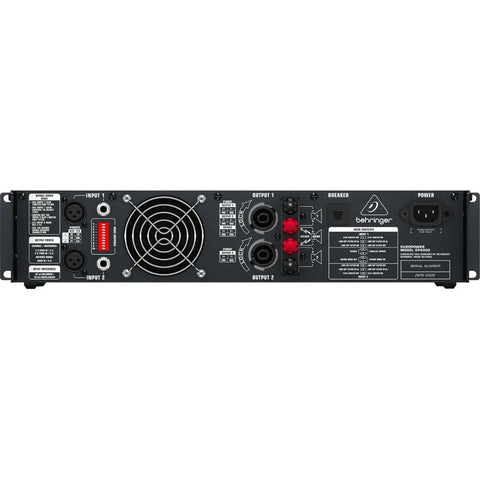 Amplificador Poder 4000w Behringer Ep4000 Color Negro Potencia De Salida Rms 4000 W