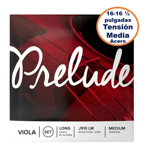 Juego De Cuerdas Para Viola Escala Larga D'addario J-910 L