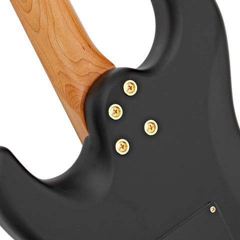 Guitarra Eléctrica Negro Satinado Jet Guitars Js700 Diestro Matt Black Maple