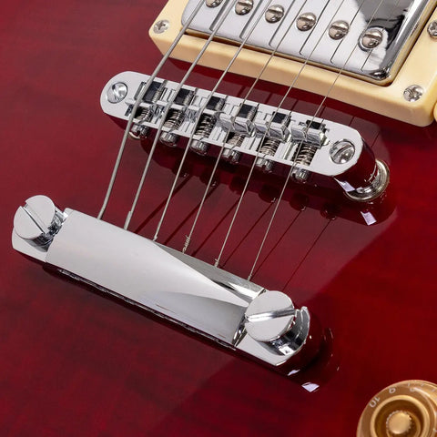 Guitarra Eléctrica Con Case Serie Unique Cosmos-wr Babilon Roja Color Vino