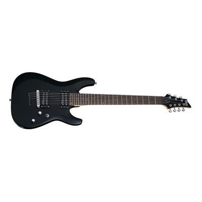 Guitarra Eléctrica Negro Satin 7 Cuerdas Schecter C7 Deluxe