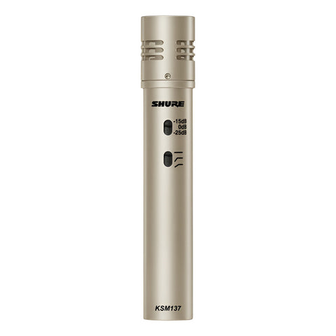 Micrófono Cardioide Para Instrumento Shure Ksm137/sl Sl