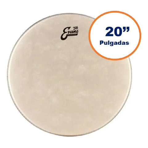 Evans Bd20ct Parche Bombo 20 PuLG Calftone Sintetico 1 Capa