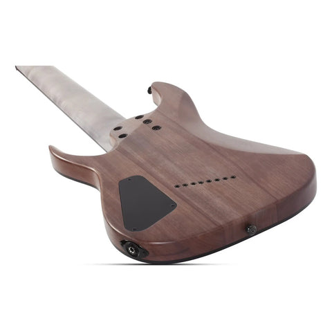 Guitarra 8 Cuerdas Schecter Omen Elite-8 Multiscale Blue Bur Diestro Azul Palo De Rosa