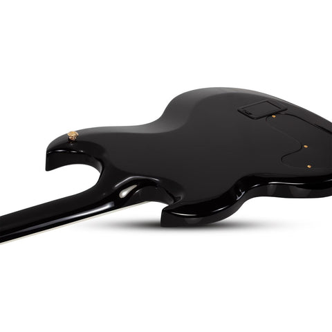 Guitarra Eléctrica Schecter Sg Zv-h6llyw66d-s Glosss Black Diestro Negro Ébano