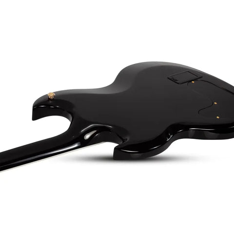 Guitarra Eléctrica Schecter Sg Zv-h6llyw66d-s Glosss Black Diestro Negro Ébano