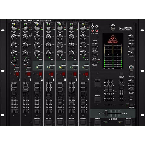 Mezcladora Profesional De Dj 7 Canales, Behringer Dx2000usb