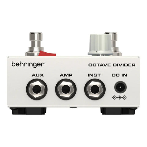 Pedal De Efectos  De Octava Clásico Behringer Octave Divider Blanco