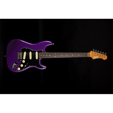 Guitarra Tipo Strato Sss Jet Guitars Js-300 Plm R Diestro Lila Palo De Rosa