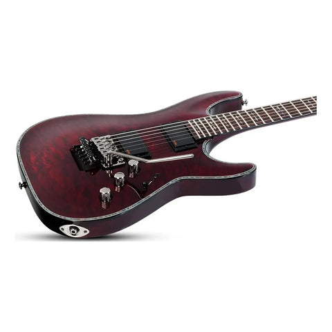 Guitarra Eléctrica Schecter Hellraiser C-1 Rojo Floyd Rose Humbucker Diestro Palo De Rosa