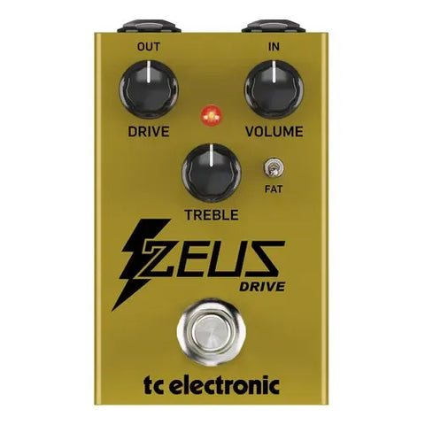 Tc Electronic Zeus Drive Overdrive Pedal Guitarra Eléctrica Boost Compacto