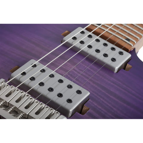 Schecter C-1 Standard Plus  Guitarra Eléctrica Morada Trans Diestro Morado