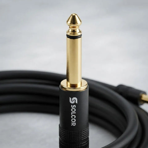 Solcor 7ag14 Standard  Cable Ts 6.3mm A 2 Rca 3m