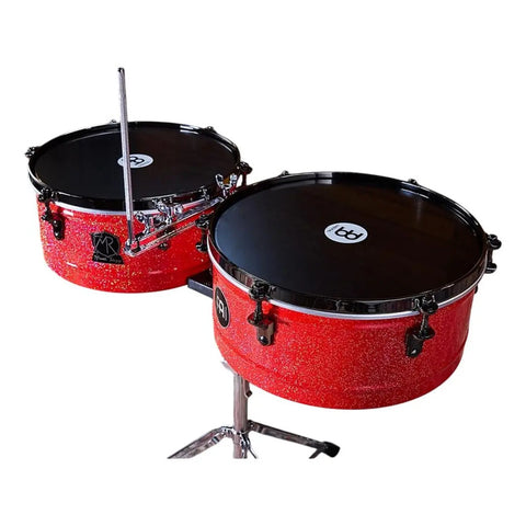 Meinl Mr1415 Manolito Rodríguez  Timbales 14  Y 15  Rojo Rojo