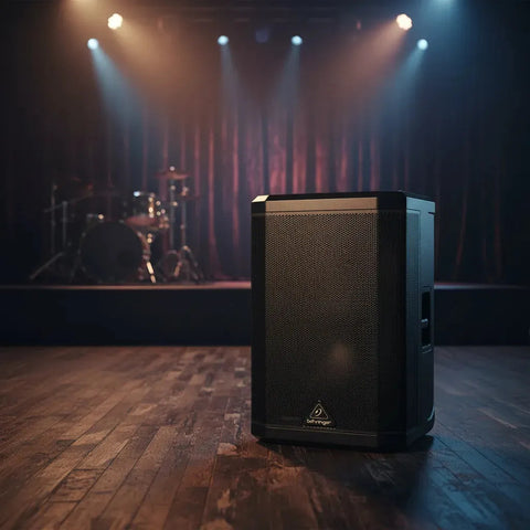 Bafle Portátil Behringer B1c C/batería 6.5 PuLG, Bluetooth Negro