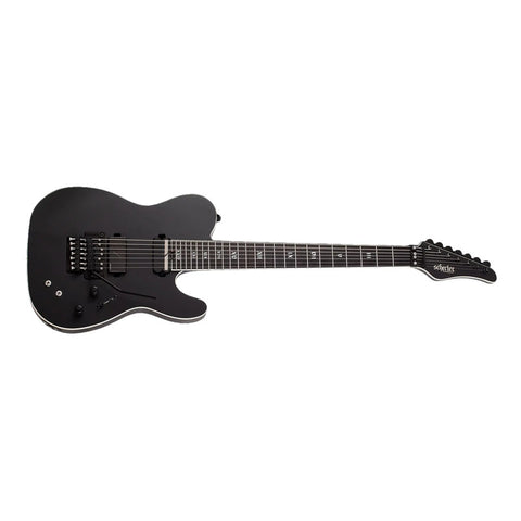 Guitarra Eléctrica Schecter Pt 7 Fr-s Sls Elite Evil Twin Bl Diestro Negro Ébano
