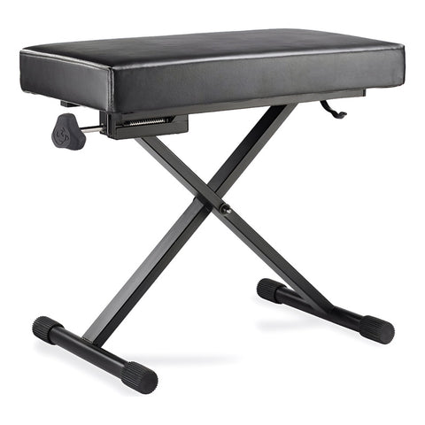 Banco Asiento P/ Teclado/piano, Hercules Kb200b Negro