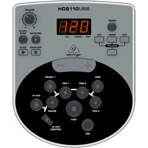 Batería Electrónica Behringer Xd80 Usb Color Negro
