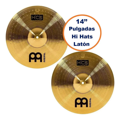 Platillos Hit-hats 14 Pulgadas Meinl Hcs14h