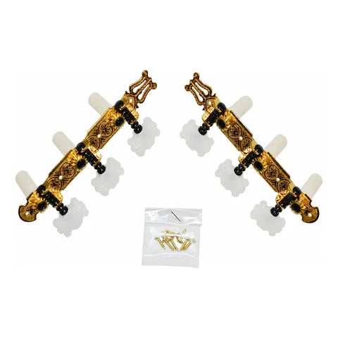 Maquinaria Dorada Para Para Guitarra Clásica Maxtone Gm-31n