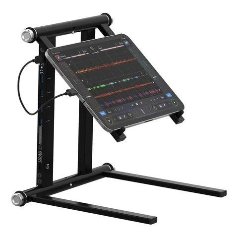 Soporte Para Dj Laptop Con Hub Usb Y Usb C Reloop Stand Hub Negro