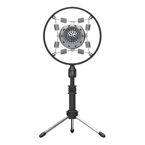 Micrófono Usb Vintage Con Spring Mount Behringer Bv635 Negro