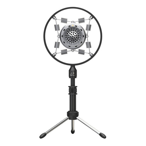 Micrófono Usb Vintage Con Spring Mount Behringer Bv635 Negro