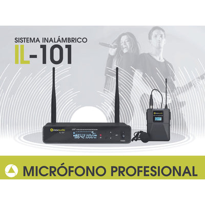 Sistema De Micrófono Inalámbrico Lavalier Inovaudio Il-101