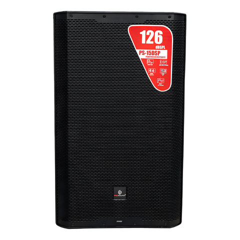 Bafle Amplificado De 15, 500 Watts Rms Prosound Ps-15dsp Color Negro