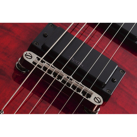 Guitarra Eléctrica Crimson Red Burst Schecter Demon-6 Crb Diestro Crimson Red Burst Wengué