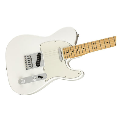 Guitarra Eléctrica Fender Player Telecaster De Aliso White Color Polar White Material Del Diapasón Arce Orientación De La Mano Diestro