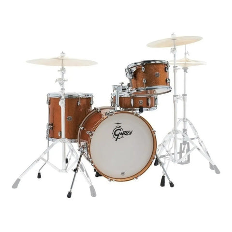 Batería Gretsch Cc2-j483 Catalina Club Jazz 3 Pza Black Bron Bronze Sparkle