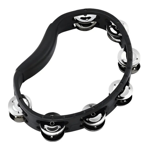 Meinl Tmt1 Blk Pandero De Mano Con Crotalos Aluminio Negro