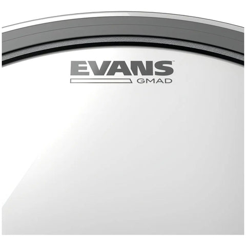 Pele Para Bumbo Gmad Transparente 20 Evans Bd20gmad Negro/blanco