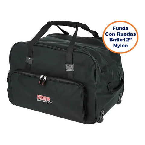 Funda Suave Gator Gpa-712sm Para Bafle 12 Pulgadas Con Ruedas