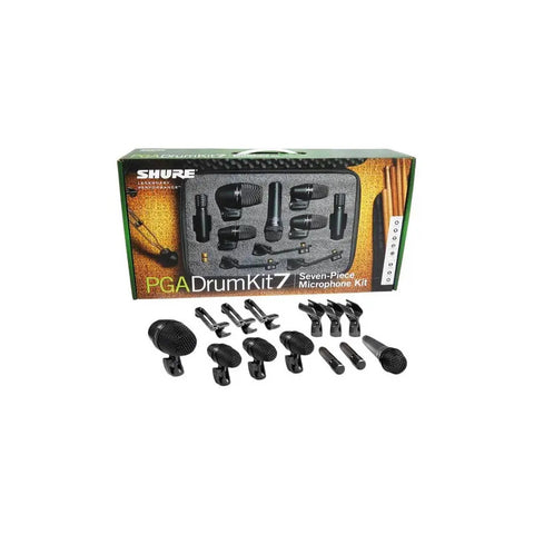 Kit De Micrófono Shure Pga Drum Kit 7 Para Batería, Color Negro
