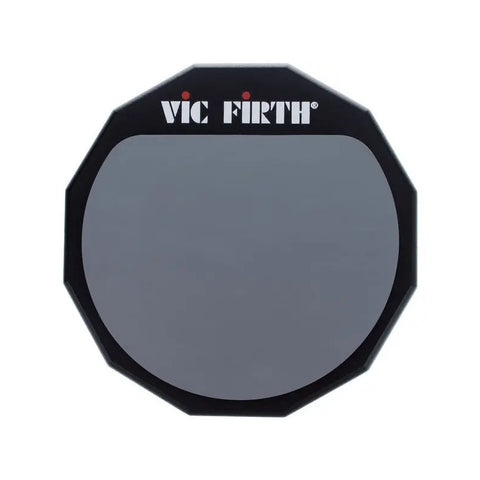 Practicador Para Bateria De 6 PuLG Una Cara, Vic Firth Pad6 Black Grey