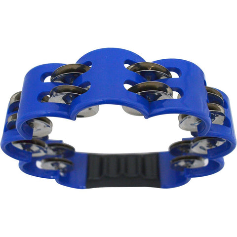 Pandero De Mano De Plástico Color Azul New Beat Pwc-10