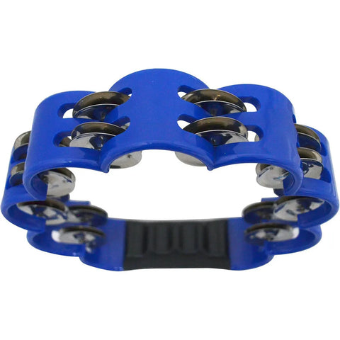 Pandero De Mano De Plástico Color Azul New Beat Pwc-10