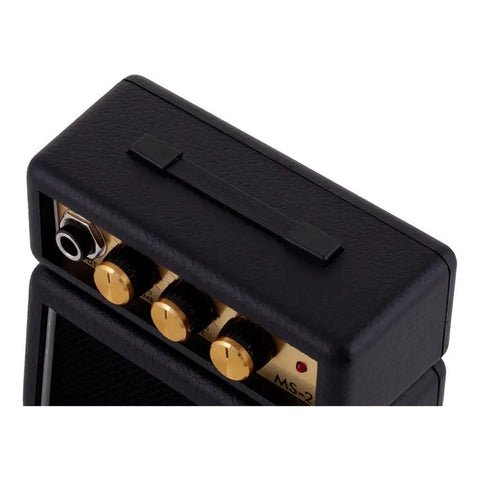 Micro Amplificador Negro Con 1 Bocina 1w Marshall Ms-2 Negro